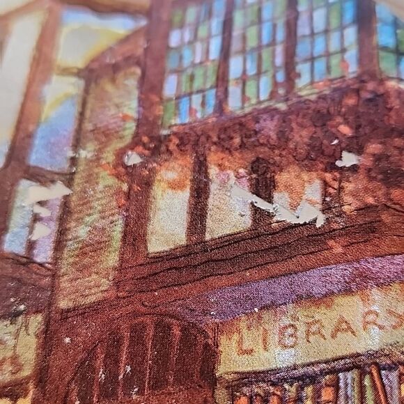 Vintage Foil Lithograph Made In England A Mirrart Production - Picture 11 of 12